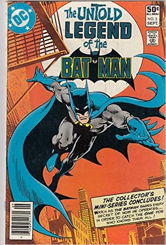 Amazon Com The Untold Legend Of The Batman 3 The Man Behind The Mask Dc Comics Len Wein Jim Aparo Books