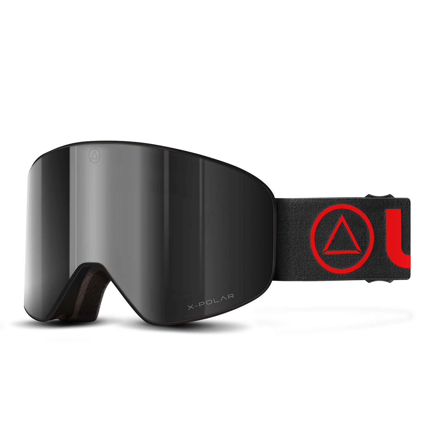 Uller Avalanche Ski Goggles, Unisex Adult, unisex-adult, UL-009, black/black, One Size