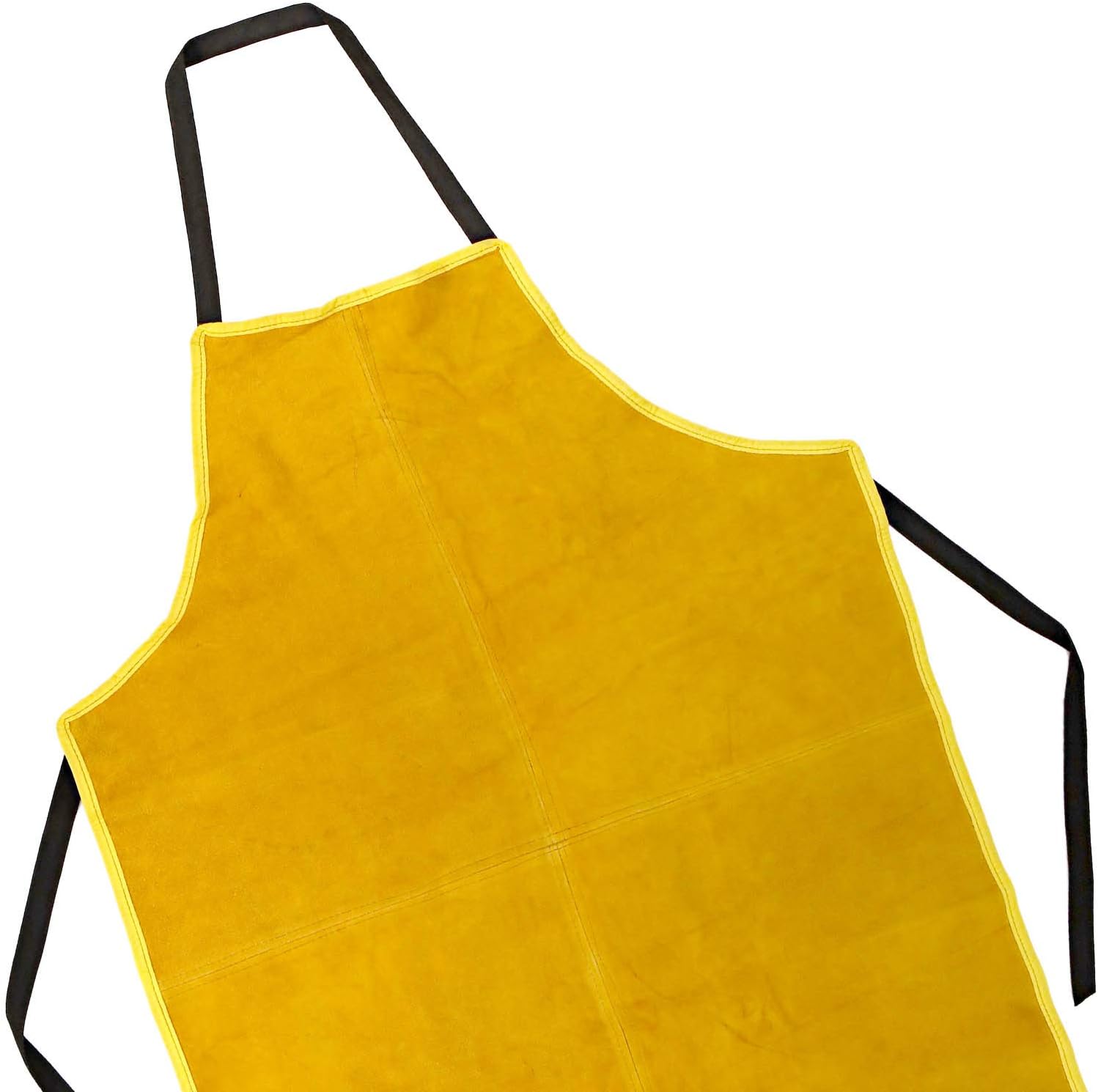 ENET Leather Welding Apron Heavy Duty Work Aprons for men (25.6''x35.4'') Heat*Flame-Resistant Tools Apron Brown - Image 4
