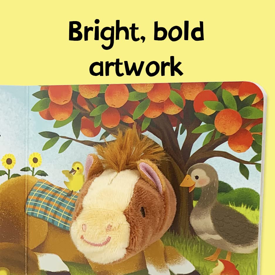 A Little Horse - Finger Puppet Board Book for Little Pony & Farm Lovers, Ages 1-4