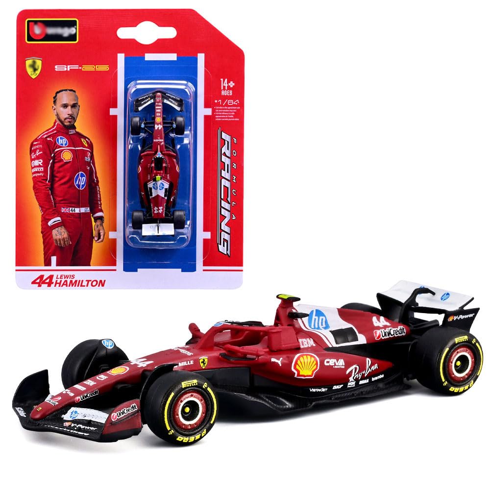 Photo 1 of 1:64 F1 Model for Ferrar F1 2025 SF25 16# Charles Leclerc F1 No. 44# Lewis Hamilton Model Collection Race Diecast Car (1/64 SF25 44#)