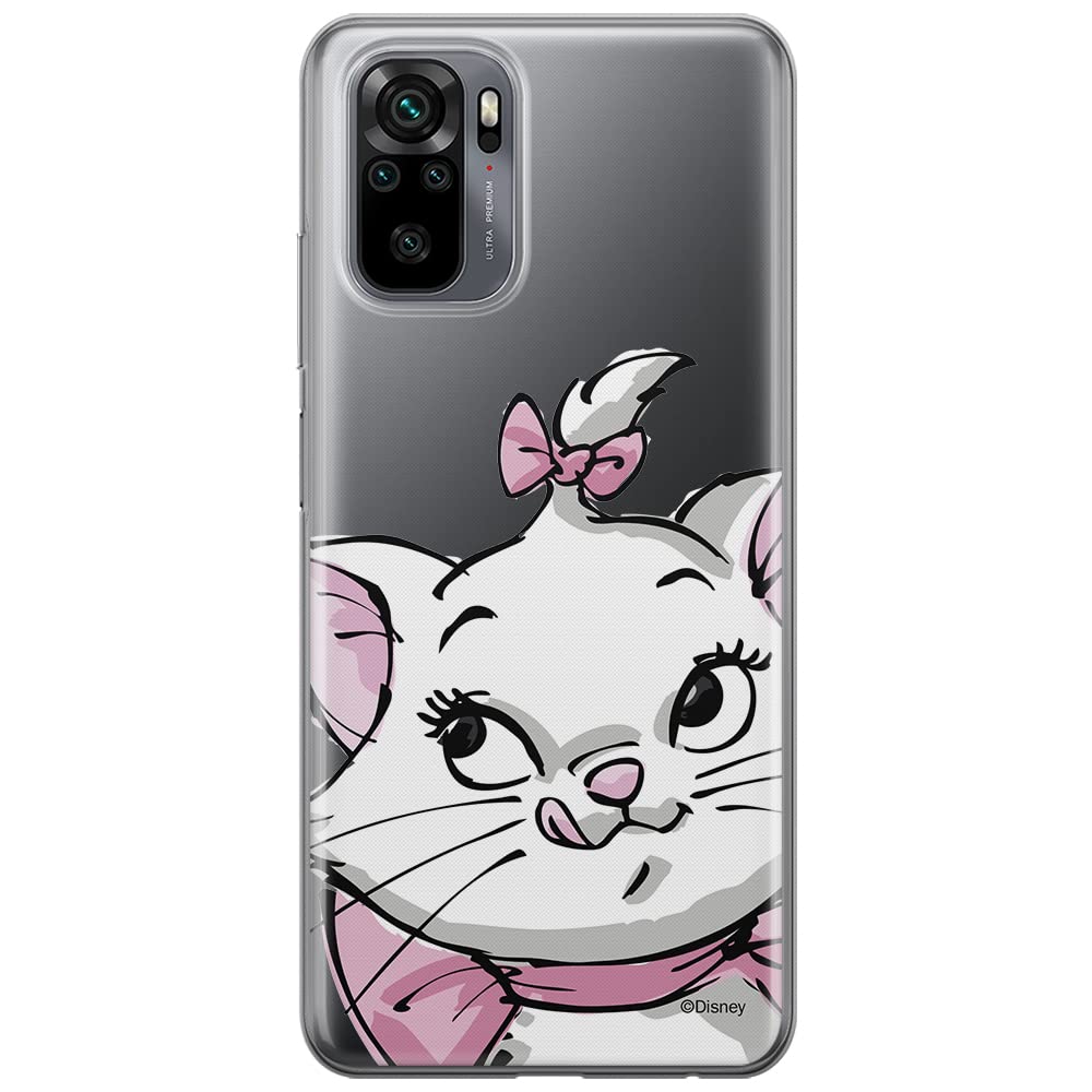 ERT GROUP mobile phone case for Xiaomi REDMI NOTE 10/ 10S original and officially Licensed Disney pattern Marie 001 optimally adapted to the shape of the mobile phone, partially transparent