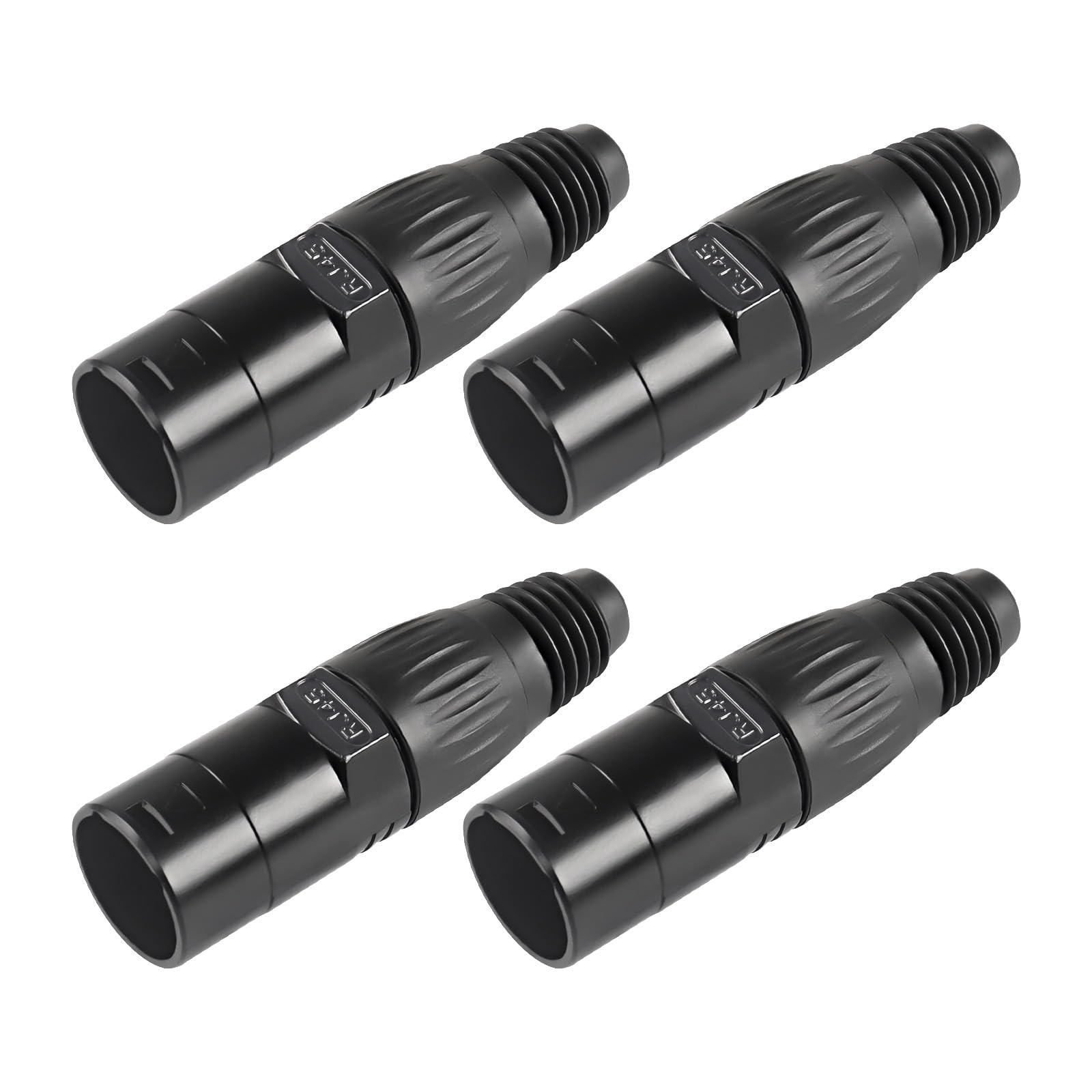 XMSJSIY RJ45 Ethercon Connector Cover Metal Ethernet Network Cable Protection Cover Ethernet Cable Waterproof Plug Panel Mount Shielded Dust-Proof for Cat5/6-4PCS