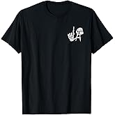 Cool Los Angeles Tshirt with Skeleton LA Sign T-Shirt