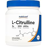 Nutricost Pure L-Citrulline (Base) Powder (600 Grams)