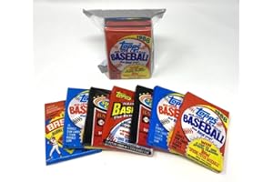 100 OLD VINTAGE TOPPS BASEBALL CARDS ~ SEALED WAX PACKS LOT!