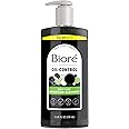 Biore Deep Pore Charcoal Face Wash, Daily Facial Cleanser for Dirt & Makeup Removal, for Oily Skin, Value Size, 11.45 fl oz