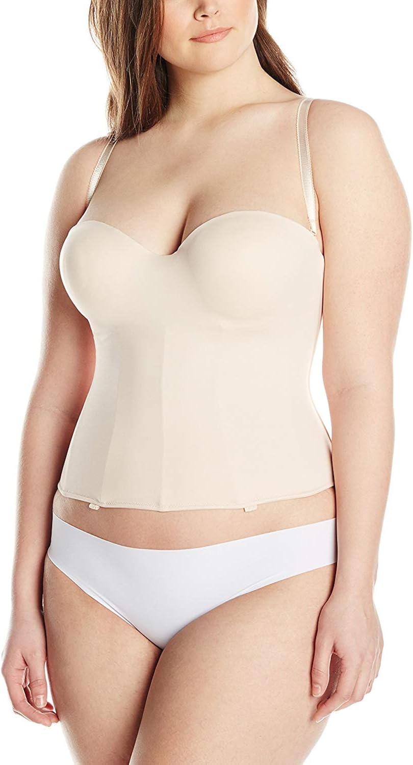 Carnival womens Invisible Torsolette bras, Nude, 46DD US at  Women’s Clothing store