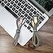 Lightning Cable, 2Pack 5ft/1.5M Nylon Braided Charging Cord，Lightning to USB Cable, Charger Cable for iPhone X/8/8 Plus/7/7 Plus/6/6 Plus/5/5S/5C/SE by BESKIN,(Rose Gold+GOLD)