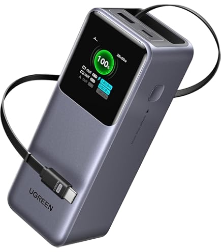 SHARGEEK 140 Power Bank, 140W Output 20000mAh Portable Charger