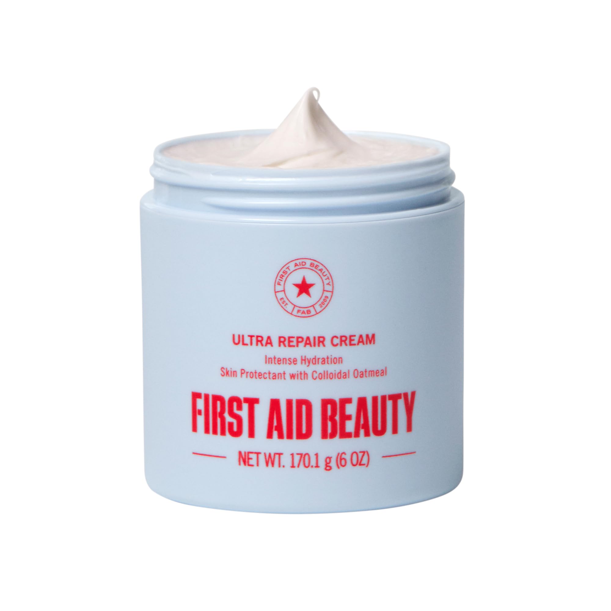 First Aid Beauty - Ultra Repair Cream - Intense Hydration Face & Body Moisturizer - Whipped Colloidal Oatmeal Clinically Proven to Strengthen Skin Barrier in 7 Days - Helps Relieve Eczema, 6 oz Image