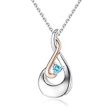 Hioed 925 Sterling Silver Cremation Jewelry for