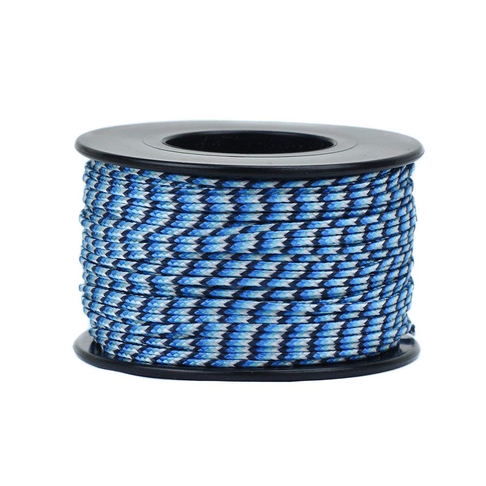 Atwood Micro Sport Line 1.18mm x 3.2m Small Spool Lightweight Braided Line (Blue Snake)