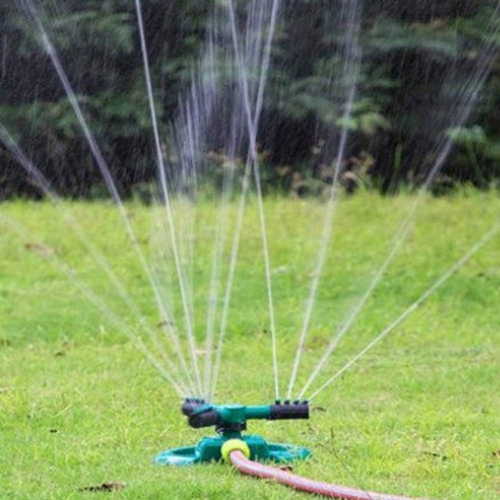 VALWORD Garden Sprinkler, 360 Degree Rotating Lawn Sprinkler Automatic Irrigation System 3600 Square Feet Coverage Oscillating Sprinkler for Garden Lawn Yard, Kids Playtime Outdoor : Garden & Outdoor
