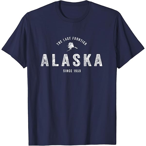 Amazon.com: Alaska T-Shirt Vintage Sports Design Alaskan Moose Tee