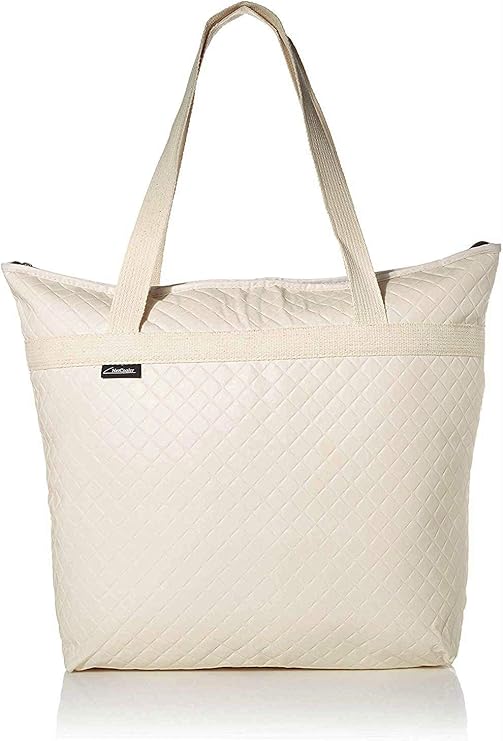 white insulated tote bag