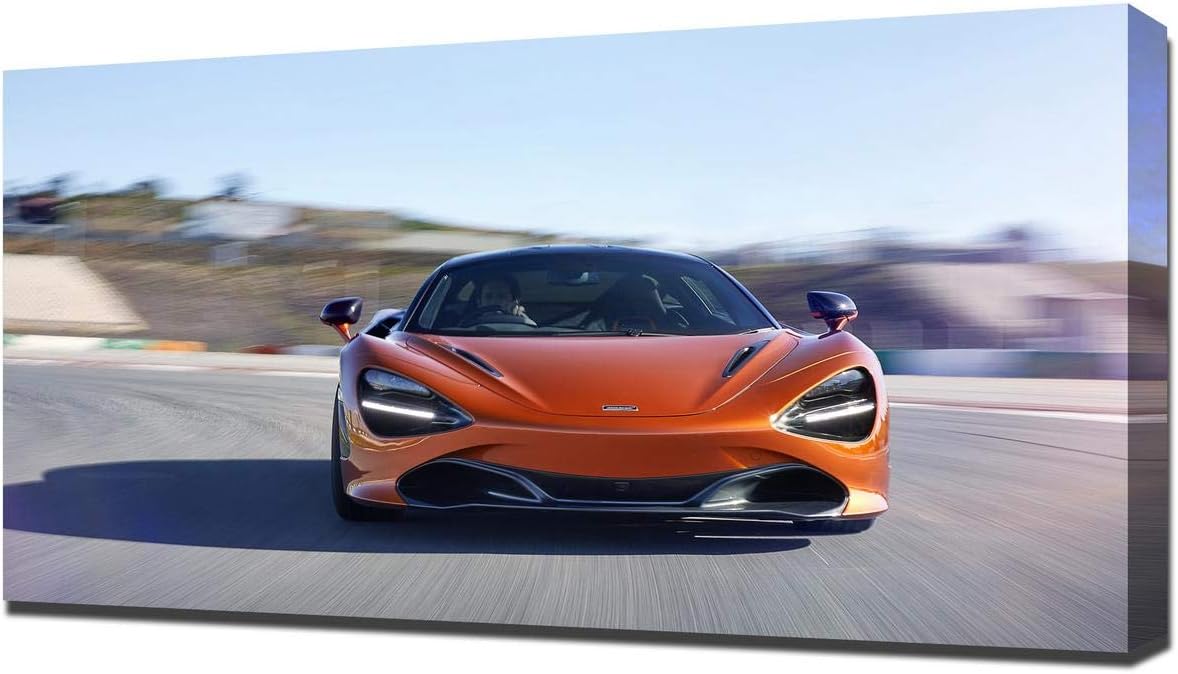 Amazon Com Lilarama Usa 2018 Mclaren 720s V4 Canvas Art Print