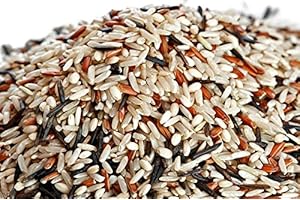 SANMAC FARMS Wild-Rice-Gourmet-Blend-Black-Brown-and-Red-GMO-free-Premium-Quality (1 LB)