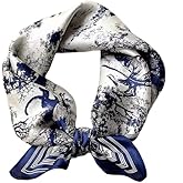 Tim & Tina Square 100% Mulberry Silk 21'' x 21'' Hair Scarf Head Sleeping Wrap Satin Head Scarf for Women