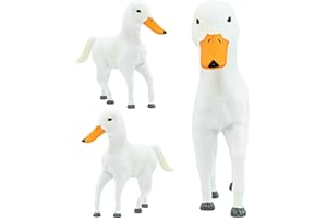 Randimals Animal Figurine Toy Horse & Duck Hybrid Realistic Animal Toys - Unique Mix of Safari Toys & Farm Animals Small Figurines - Huck Mini Animal Figures for Kids & Kidults