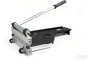 CUTTEREX 13" Laminate Floor Cutter, Vinyl Floor Cutter - Meet Multi-Angle/Length Cutting, A Flooring Tool also Cuts-Engineered Wood Floor, LVP, VCT, SPC, WPC, Long Life HSS Blade Mounted!