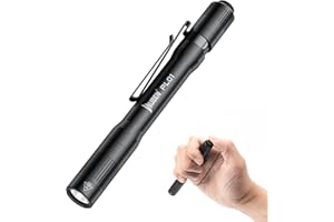 WUBEN PL01 Pen Light, 650 Lumens Small Pocket Flashlight Rechargeable, Bright LED Pen Flashlight, IP68 Handheld Flash Lights,