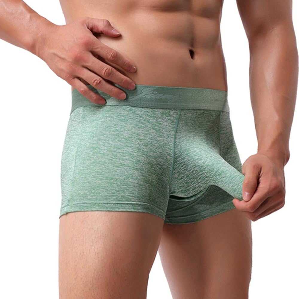 Mens Sexy Boxer Briefs Underwear Elephant Nose Separate #underwear #that #prevents #sweating Mens Sexy Boxer Briefs Underwear Elephant Nose Separate