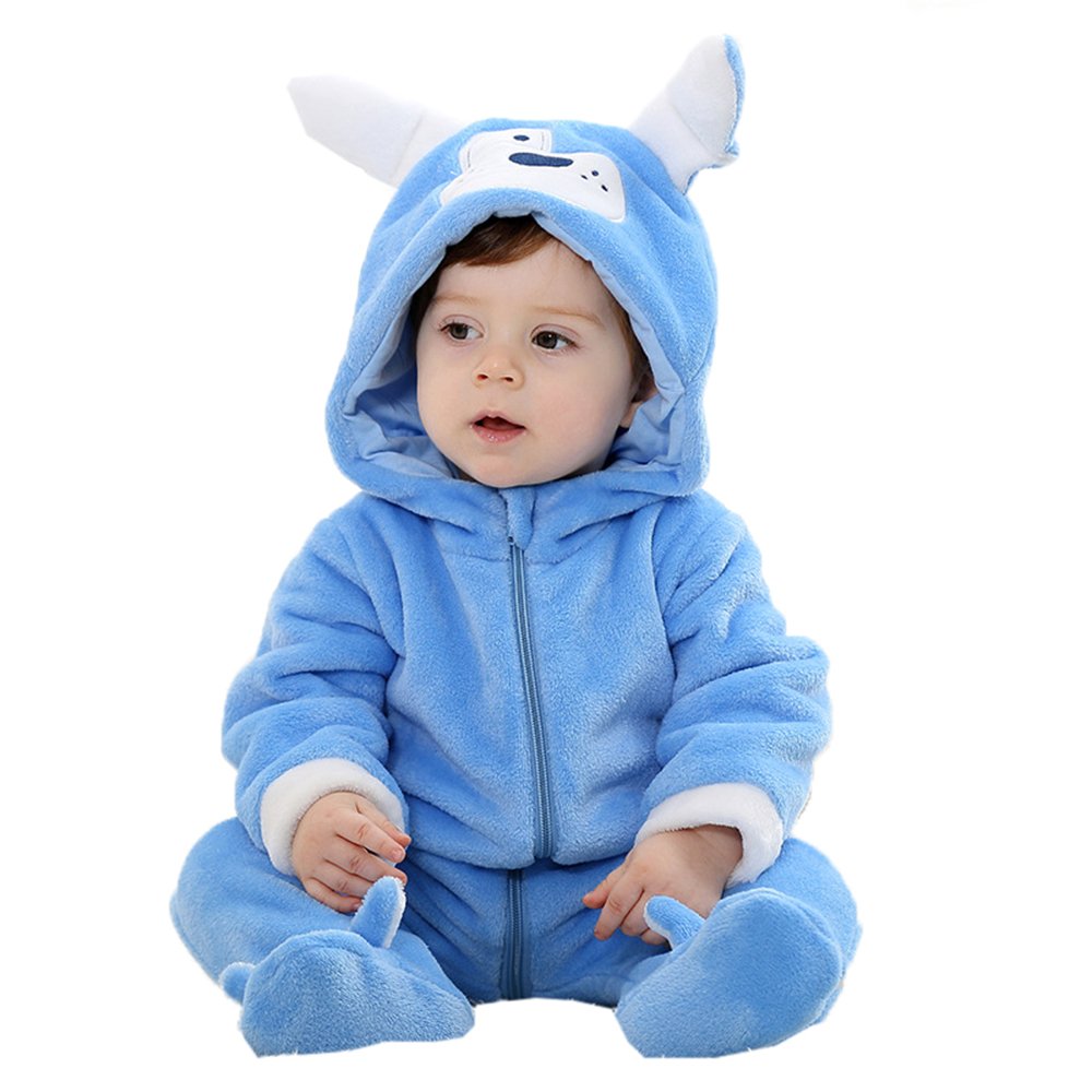 HuaMei Baby Jumpsuit Romper Costume Winter Animal Yellow Chick Onesie Outfits Suit