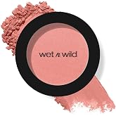 wet n wild Color Icon Blush, Effortless Matte Natural Sheer Glow &amp; Seamless Blend, Luxuriously Infused Smooth Jojoba Oil, Cruelty-Free &amp; Vegan - Pinch Me Pink