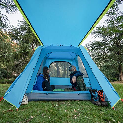 KAZOO Camping Tents 3 Person Waterproof Popup Tents 3 Person Cabin Tent