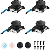 for Joycon Joystick Replacement 4 Pack, Replacement Joystick Analog Thumb Stick for Switch for Joycon Controller & Switch Lit