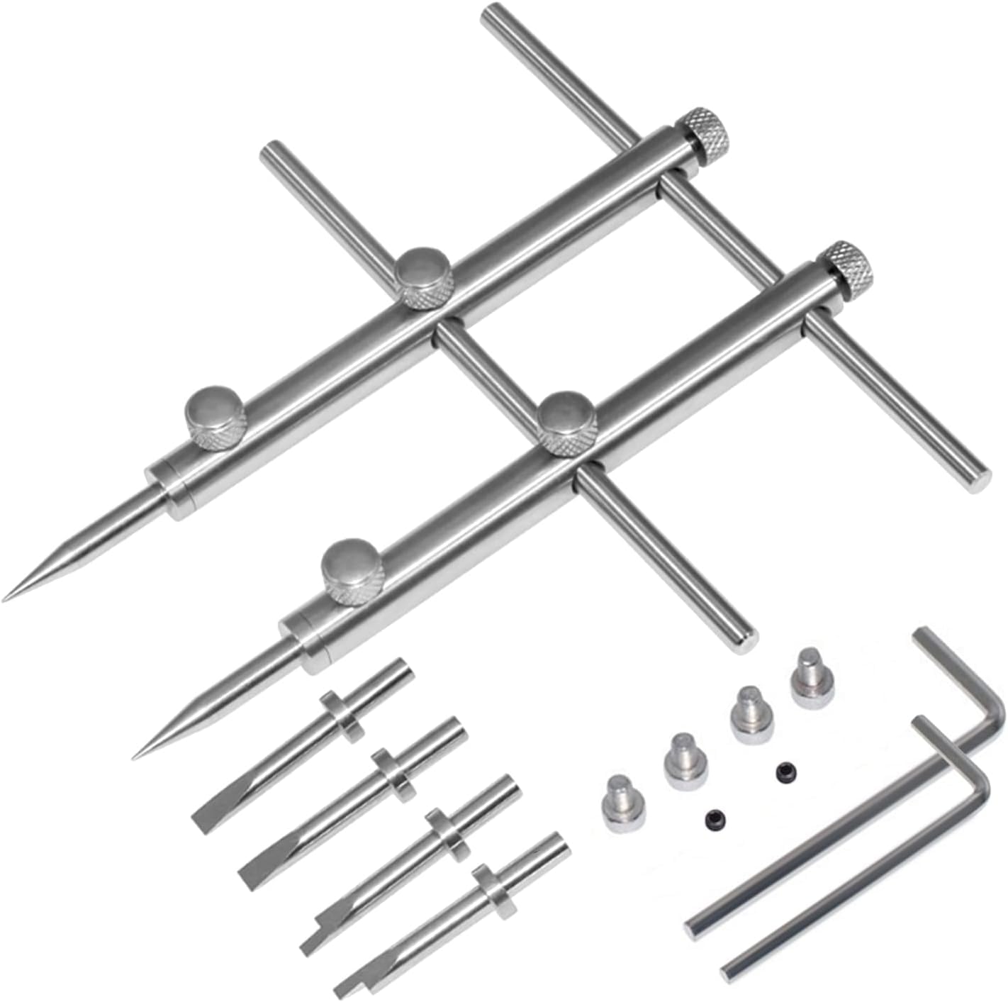 eTone Ultra Fine Photo Accessories Spanner Wrench Tool For SLR DSLR Large Format Camera Lens Repair Opening Retaining Ring Remover, Anti-Magnetic 3 Tips, 6 Screws and 2 Hexagon.