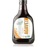Sweet Nature Organic Raw Agave Nectar Sweetener - Honey & Sugar Substitute | Low Glycemic Liquid Sweetener for Diabetics - Na