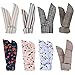 Kaide 8 Pcs Wire Bunny Ear Headband Hair Wrap Bow Pin-Up Anti-Slip Design Girl Twisted Tie Fashion Hairband