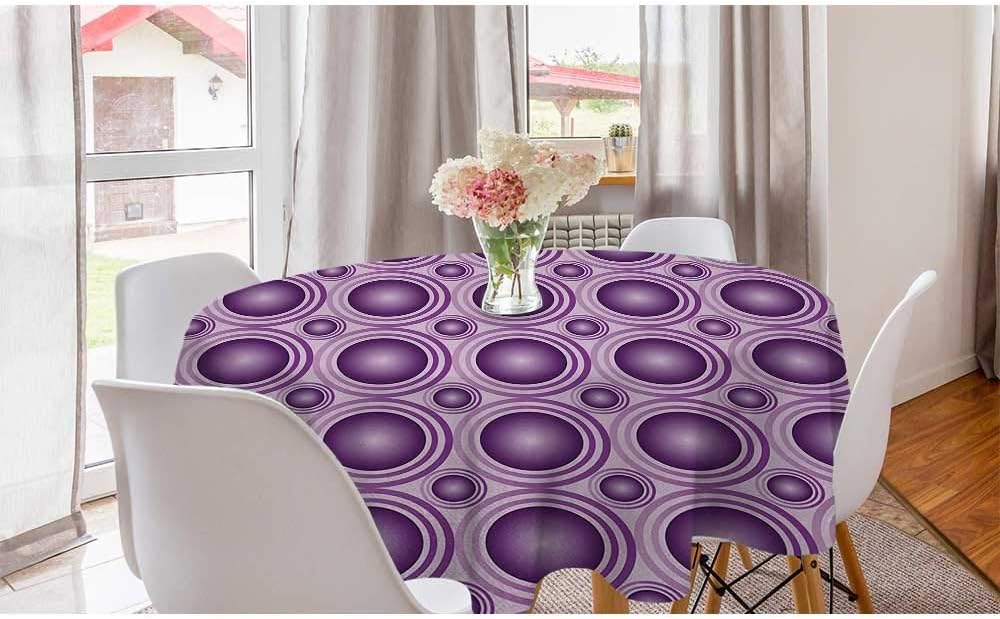 Round Tablecloths Gradient and Geometric Circular with