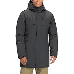 CAMELSPORTS Mens Winter Coats Long Warm Jacket with