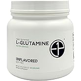 E1P L-Glutamine 600grams (120 Servings) Unflavored, Non-GMO, Vegan Fermented, Third-Party Lab Tested. Made with Halal and Kosher Certified Ingredients.