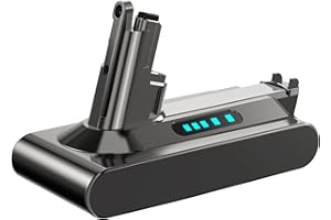 NexEnercell V10 Battery Replacement Compatible with Dyson V10, 6000mAh V10 Battery for Animal Absolute Fluffy Motorhead SV12 