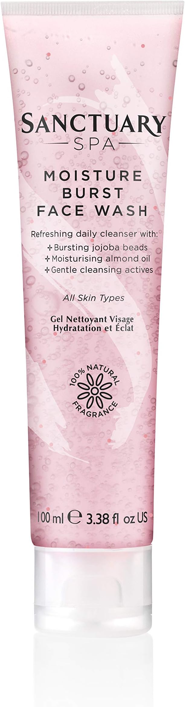 Sanctuary Spa Face Wash, Moisture Burst Gel Facial Wash, 100 ml