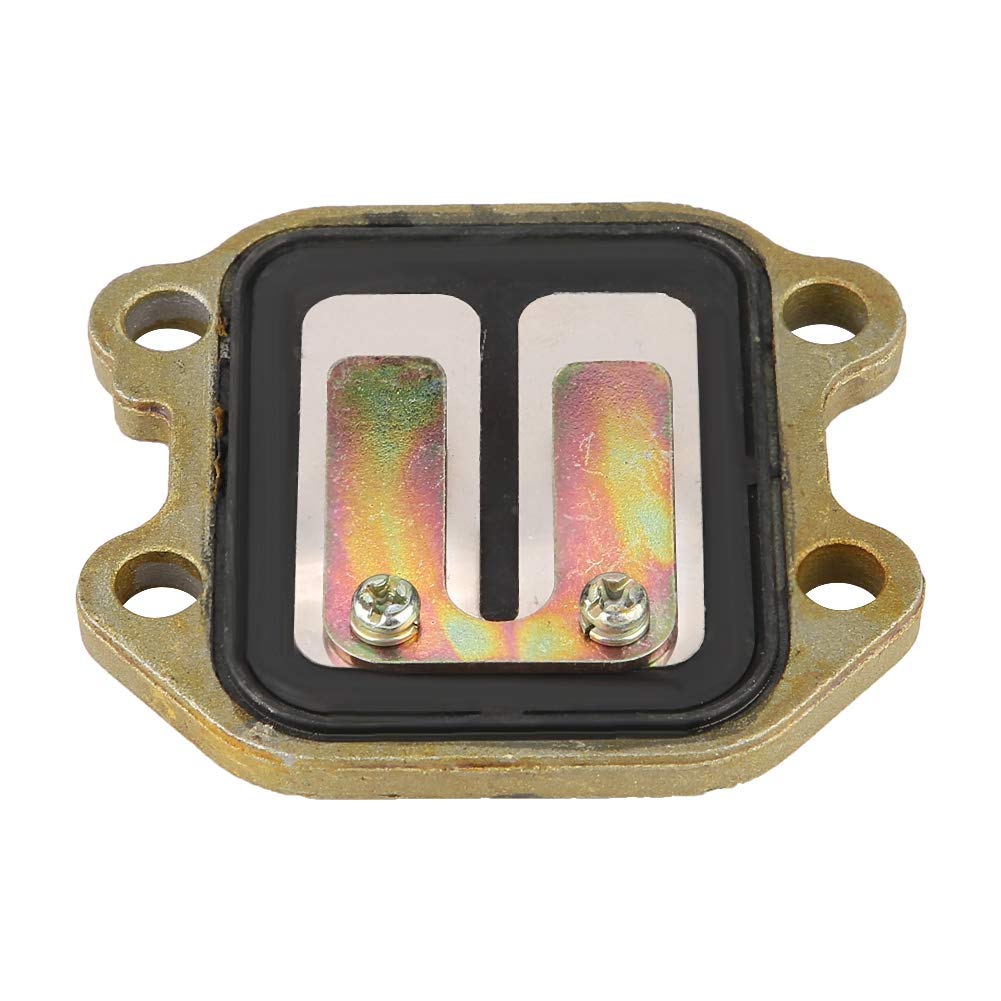 Intake Reed Valve, Aluminum Motorcycle Intake Reed Valve Assembly for PW50 1981-2009