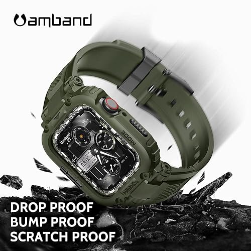 amBand Bands Compatible with Apple Watch 9/8/7 45mm, M1 Sport - Main Image