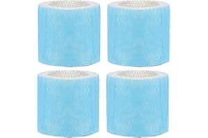 LBLVBNEWD 4 Pack HAC-504 Humidifier Wicking Filter Replacement Compatible with Honeywell HCM-350,HCM-300T, HCM-600, HCM-710, HCM-315T,HAC-504 and HAC-504AW Cool Mist Humidifiers Blue