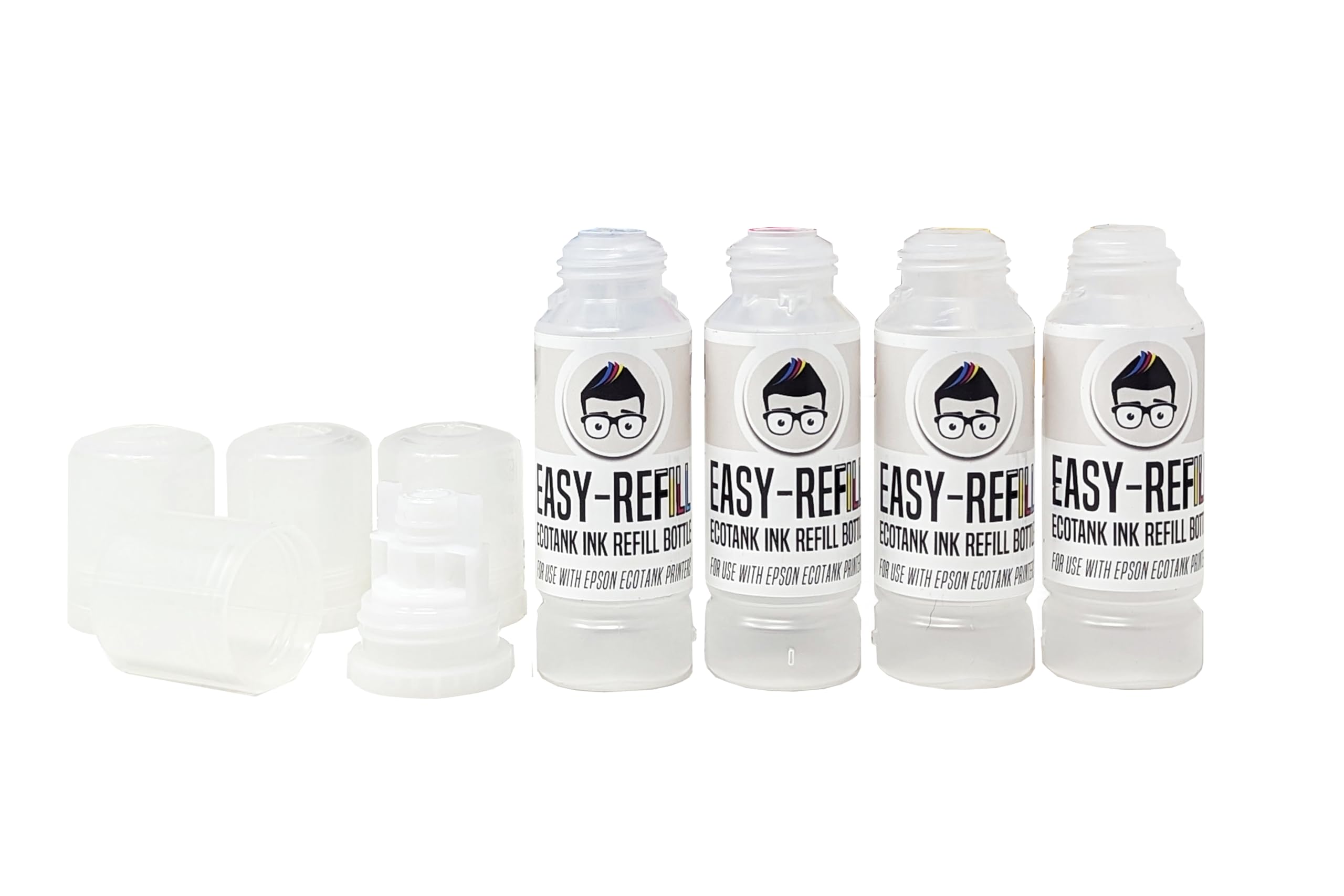 Ink Experts Easy Refill Bottle Compatible with Epson Ecotank Printers (Empty)