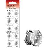 SKOANBE 10PCS 1.5V 371 370 SR920SW LR921 AG6 Button Coin Cell Watch Battery