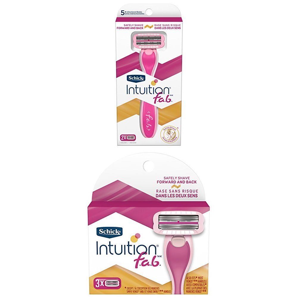 Schick Intuition f.a.b. Razor, Effortless Shaving for Women
