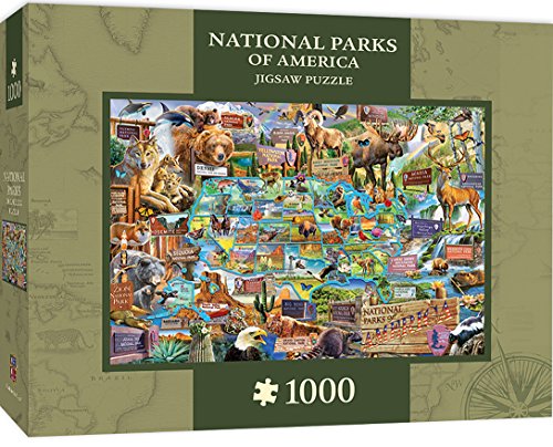 MasterPieces - 1000 Piece Jigsaw Puzzle, National Parks of America, Fun for Adults, Family, Kids 19.25