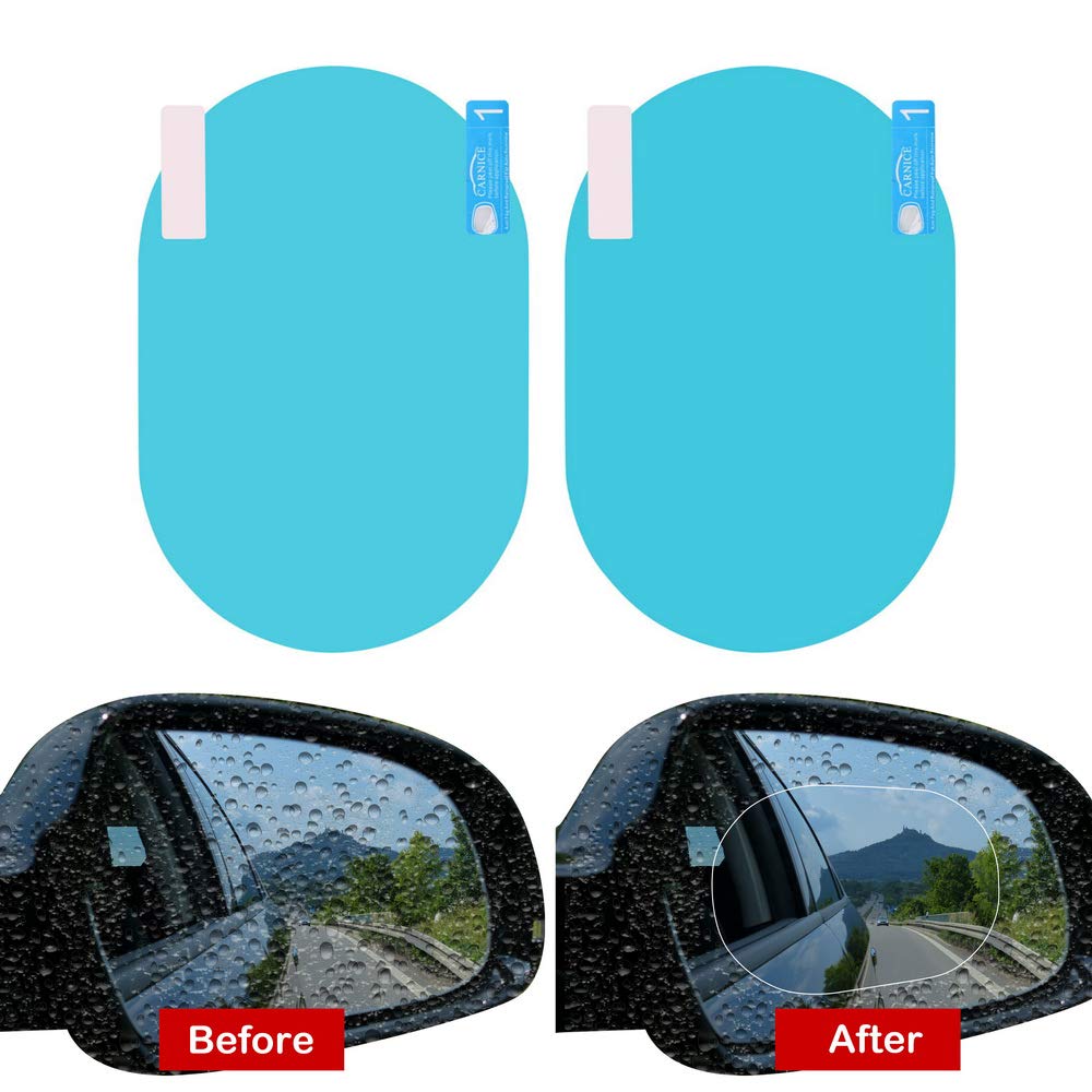 Car Blind Spot Mirror Film - 2 HD Anti-Fog Anti-Glare Anti-Scratch Waterproof Universal Auto Back Mirror Screen Nano Protective Films (13595mm)