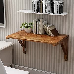 YNAYG Mesa Plegable de Pared Mesa Plegable de Madera Maciza montada en