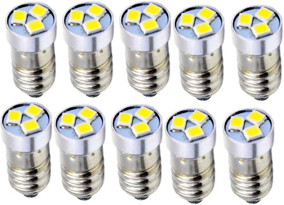 Phares LED Moto P26S Blanc Chaud 3000K - 12 SMD 3030, 6-30V Non Polarité - Remplacement Ampoule Phare