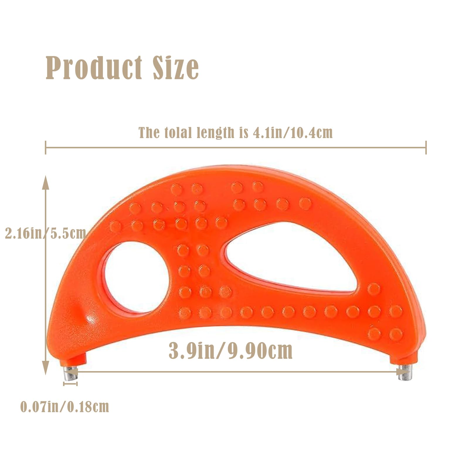 Crescent Tool Compatible for Jack Lalanne Power Juicer CL003AP E1188 E1189 MT1000 Juicer Replacement Parts (Orange)